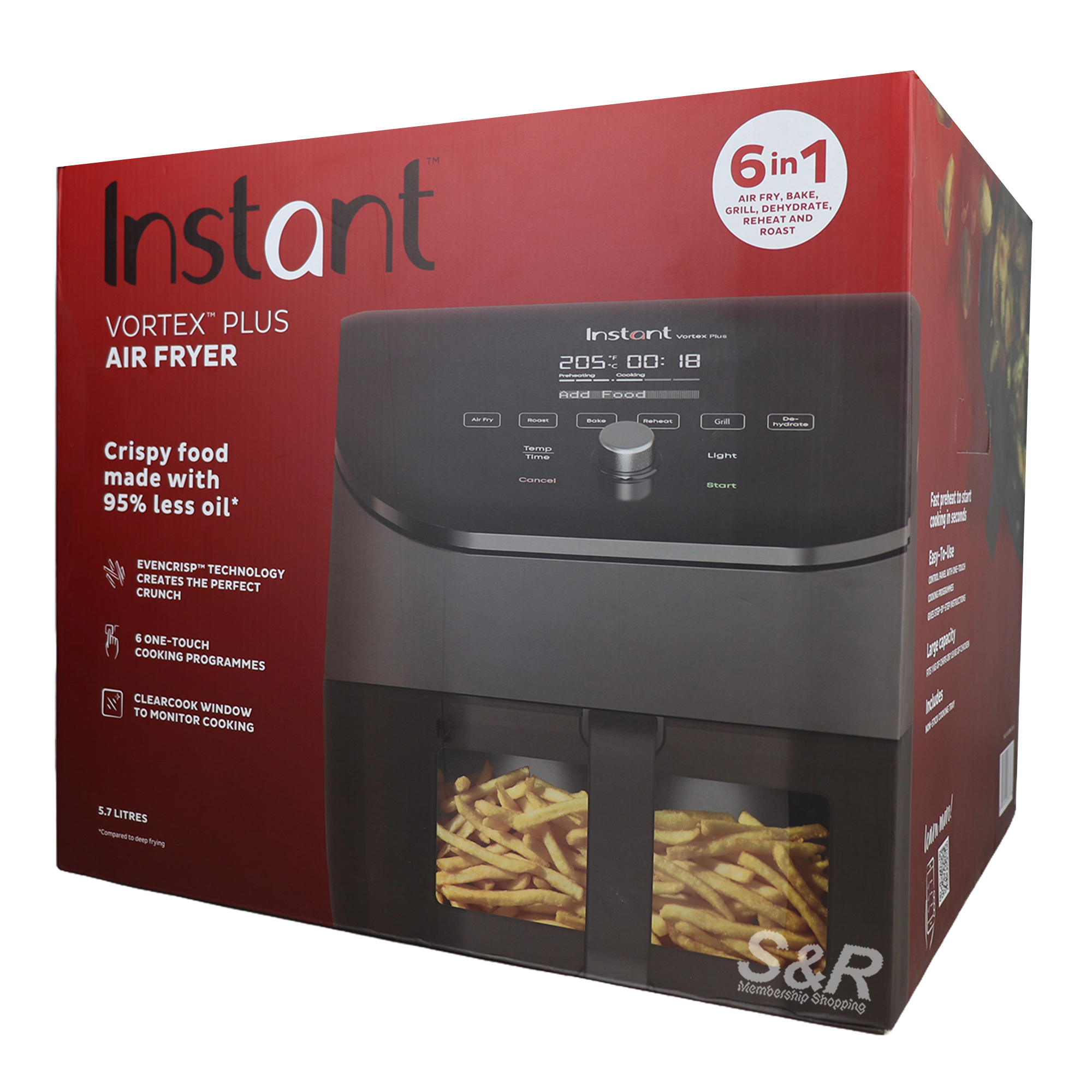 Instant Vortex Plus Air Fryer 5.7L Instant Vortex Plus Air Fryer 5.7L